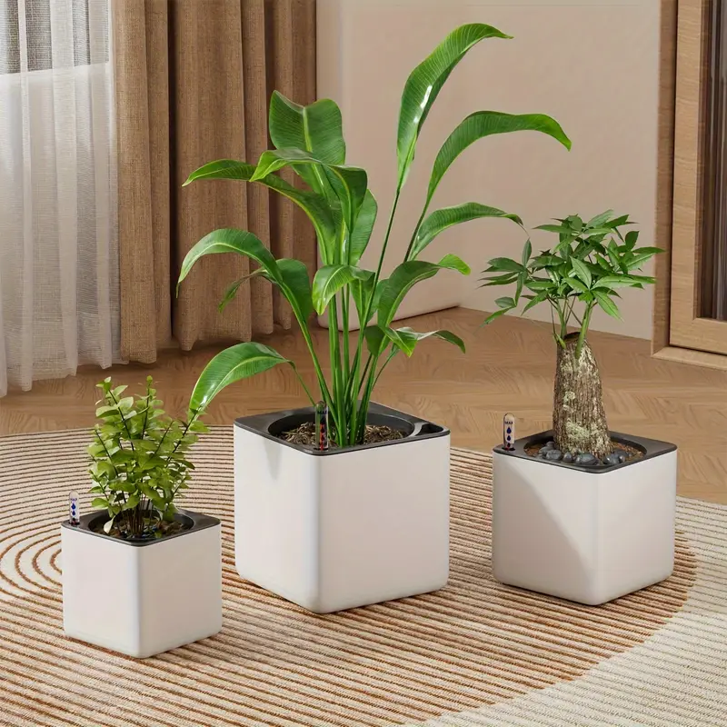 self watering plant pots self watering flower pots self - Temu United Arab Emirates