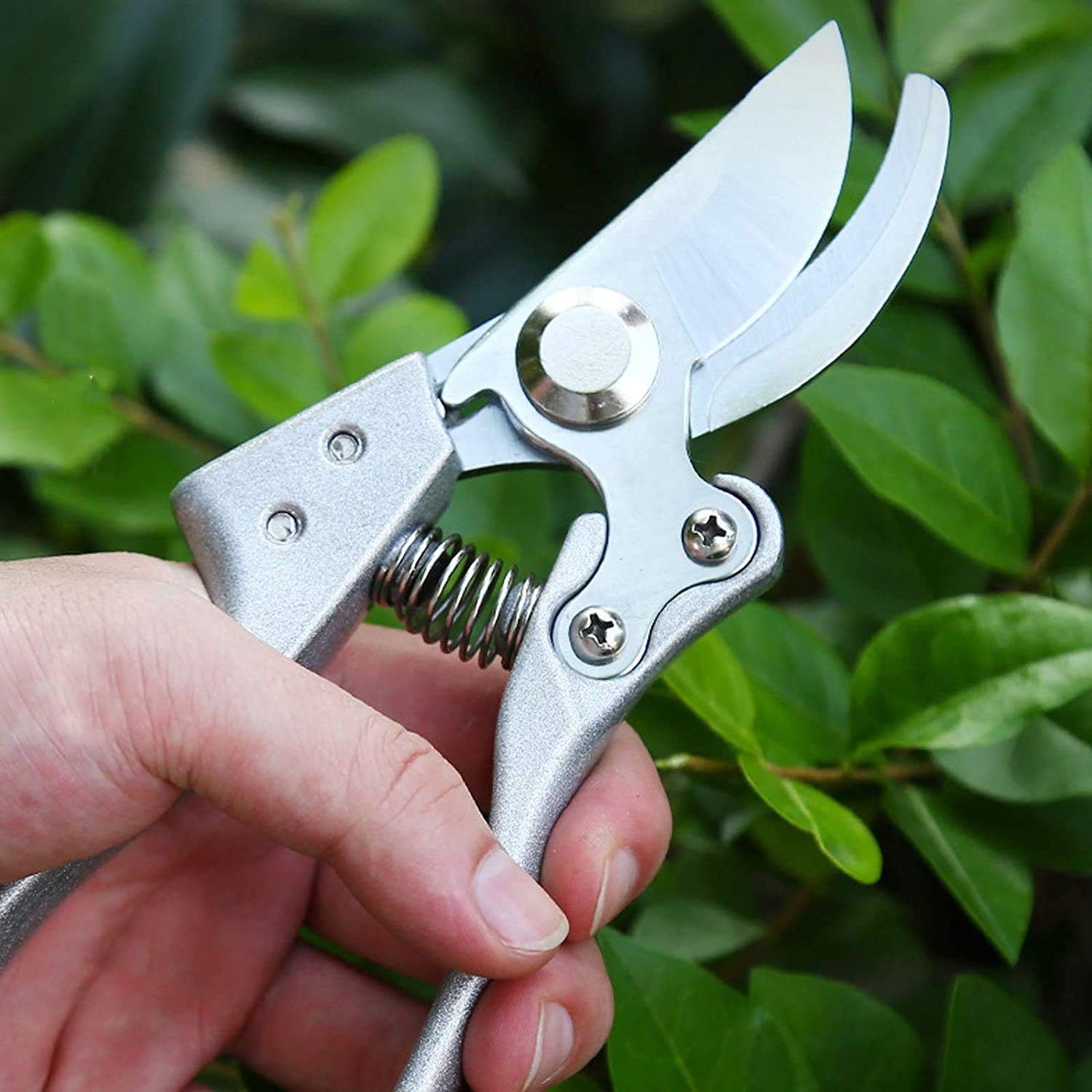 Ratchet Shears Sk5 Alloy Steel Sharp Blade Pruning Shears Anvil Hand Pruning Shears Fruit Vegetable Picking Shears Portable Garden Lawn Shears : ...