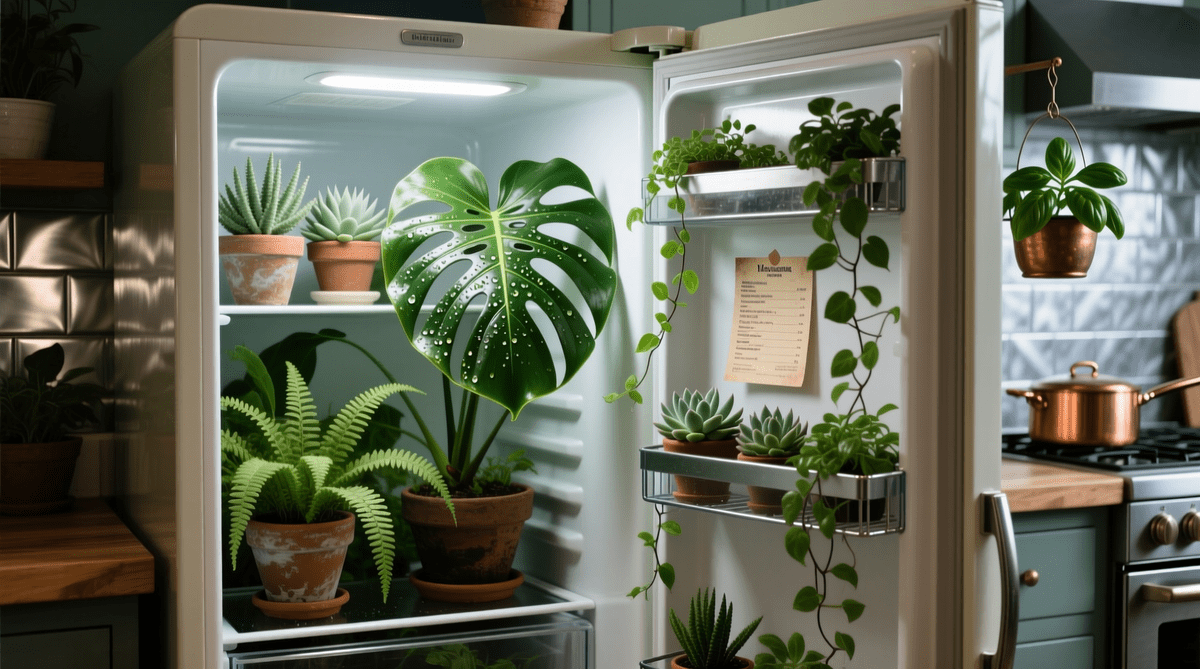 Refrigerator Houseplants: Why Cold Storage Damages Most Indoor Plants