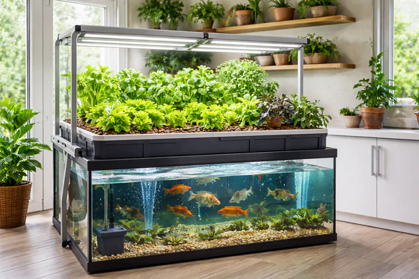 aquaponic fishes lighting needs