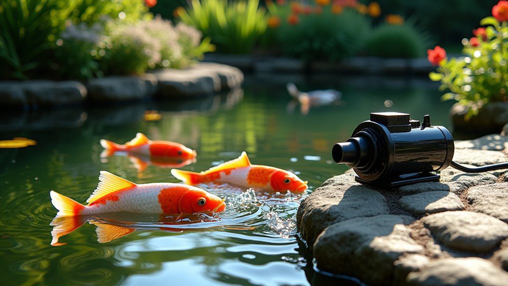 utilizing efficient water pumps