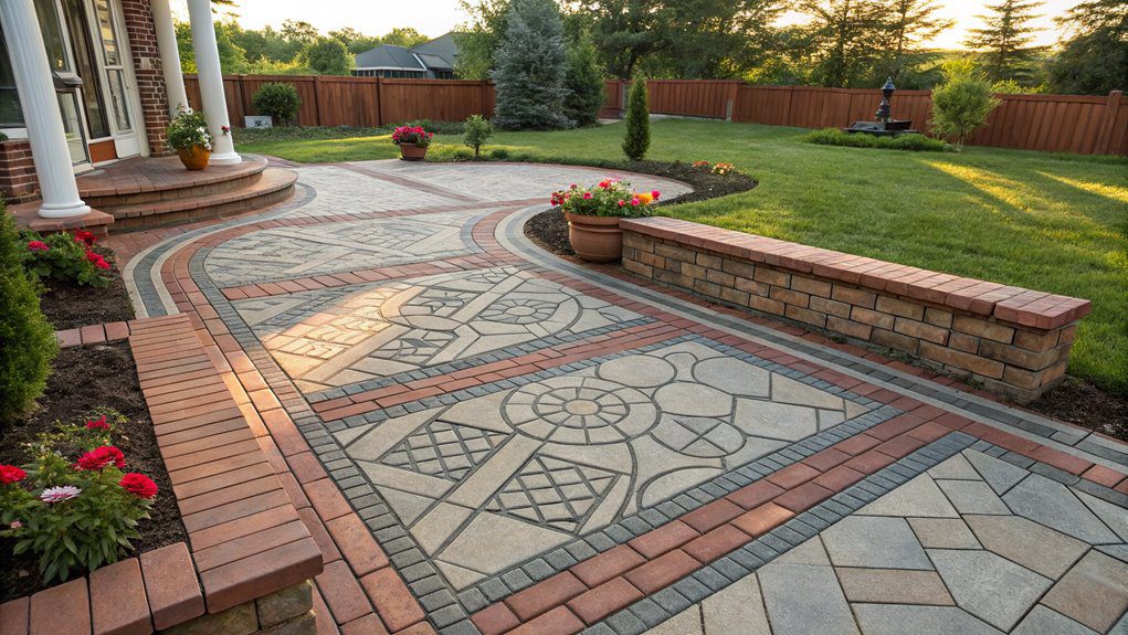 colorful artistic tile arrangement
