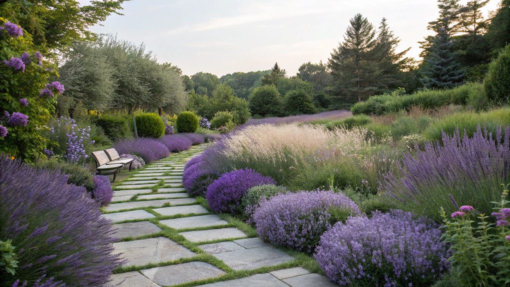 colorful single tone gardens