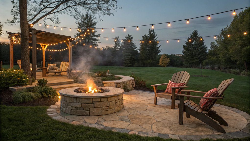 cozy outdoor seating area