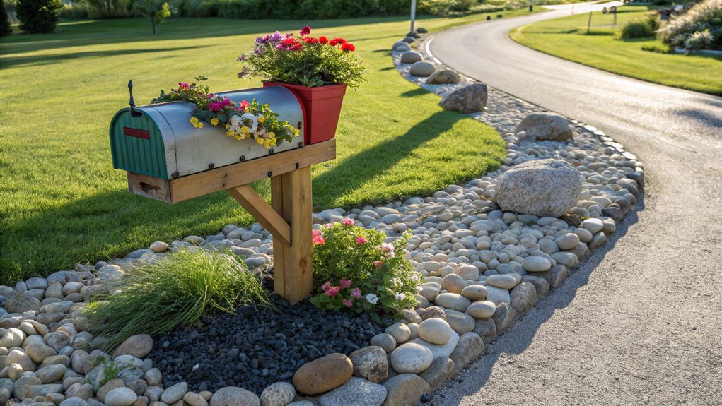 enhance landscapes with stones