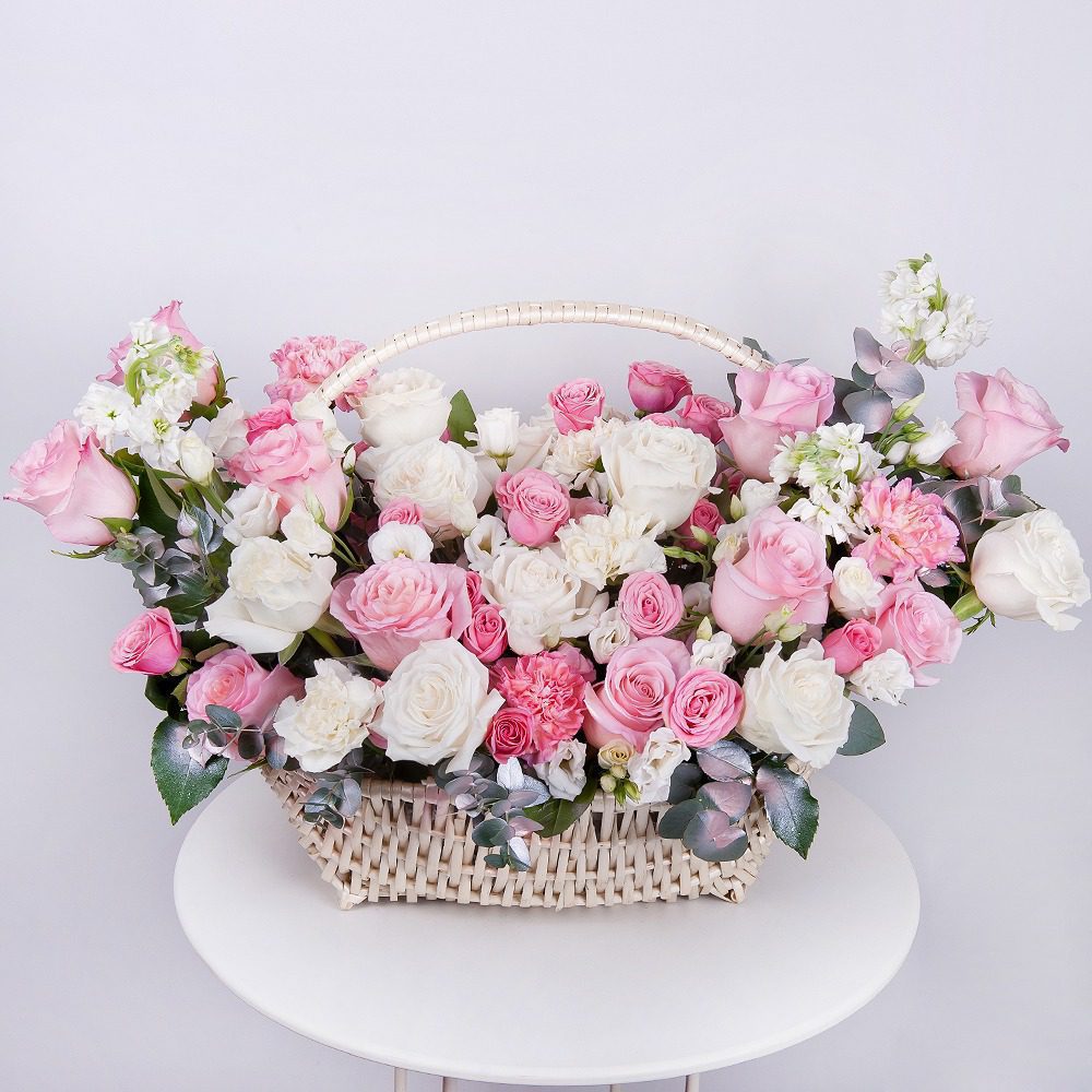 Flower basket 'Sparkling felicity' Flowers | Flower Delivery
