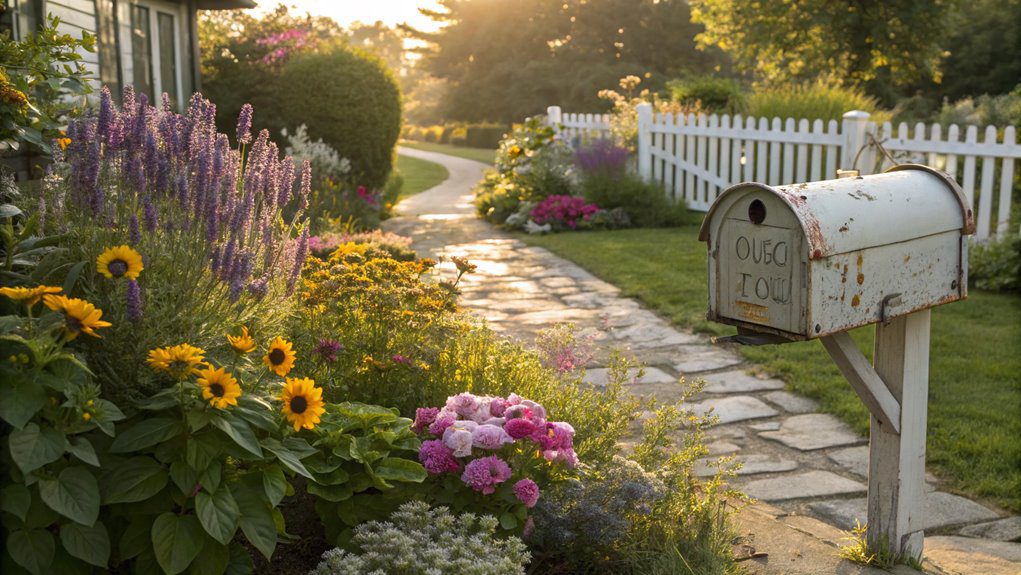 mailbox flower bed inspiration