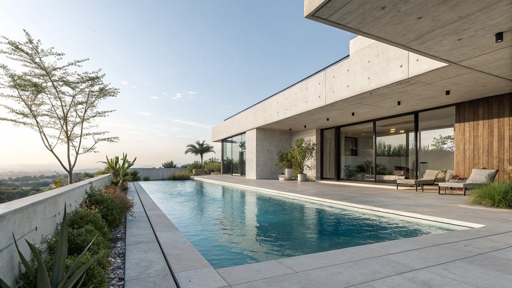 minimalist concrete design aesthetic