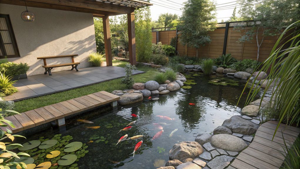serene outdoor water feature