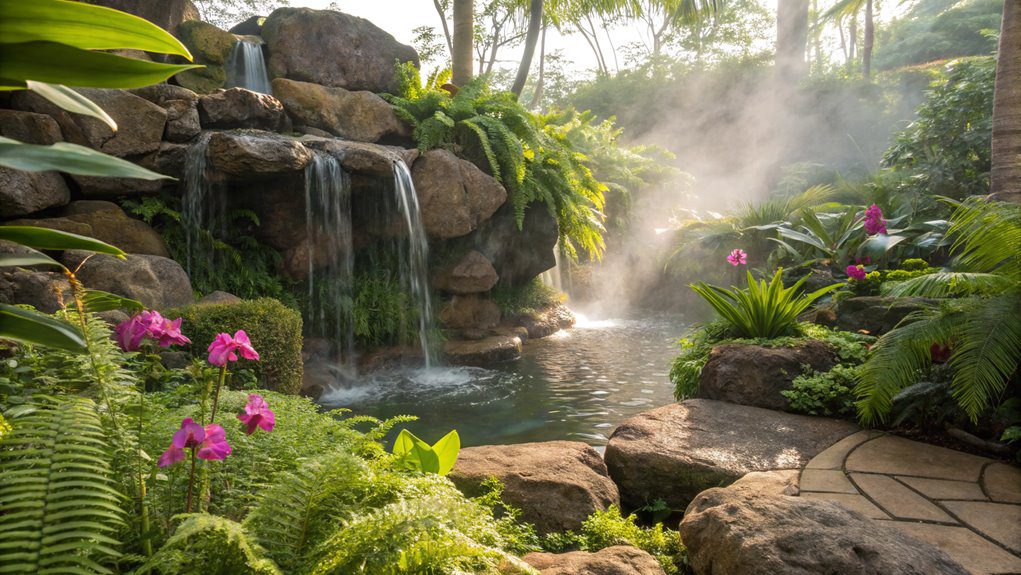 tropical paradise with tranquility