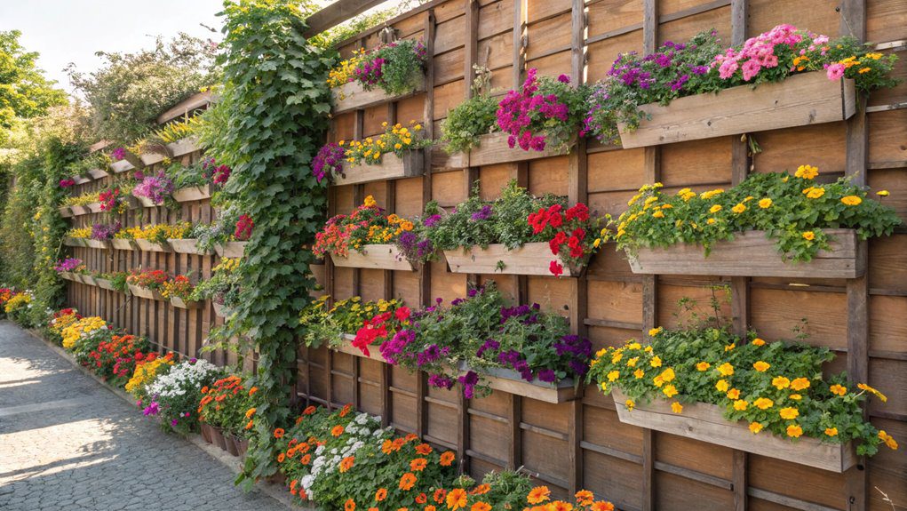 vertical gardening with trellis