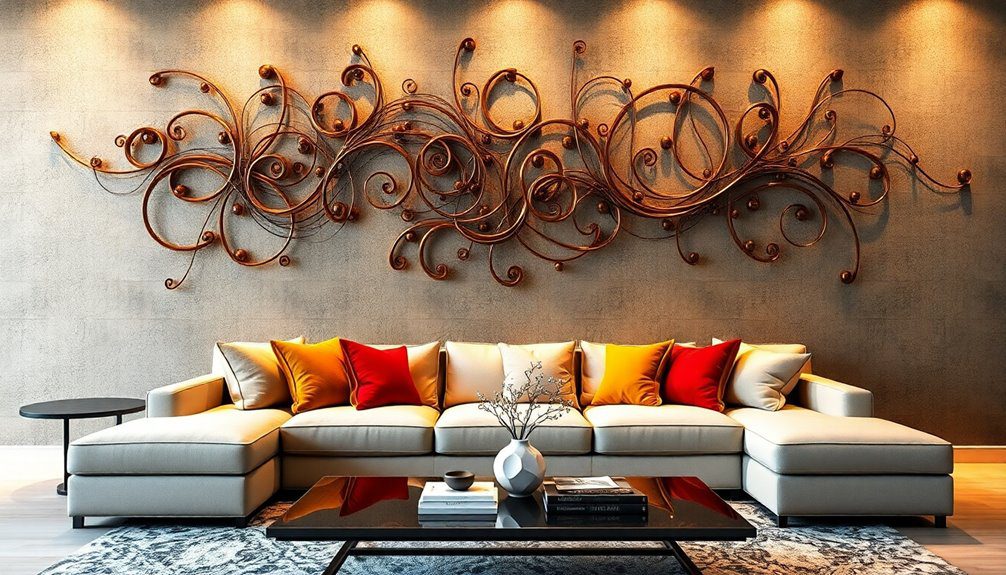 artistic three dimensional wall decor