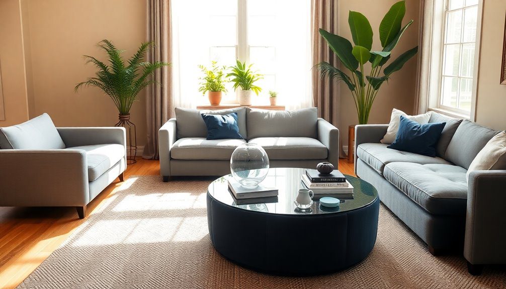 comfortable seating options available
