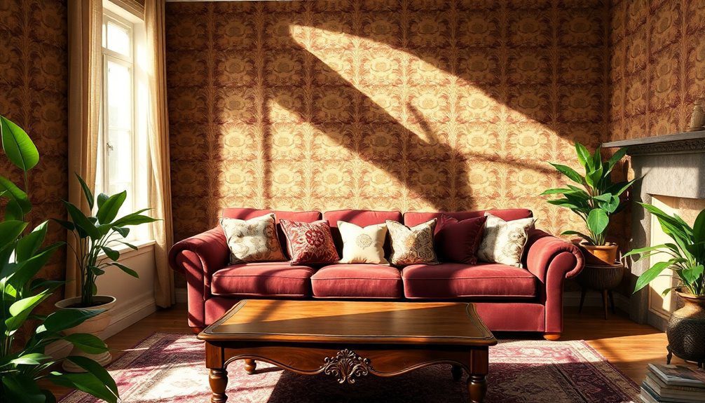 elegant patterned fabric design