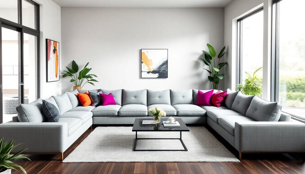 flexible modular sofa layouts