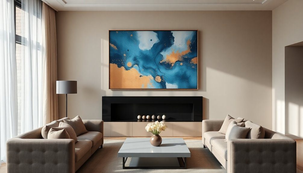 framed artwork for display