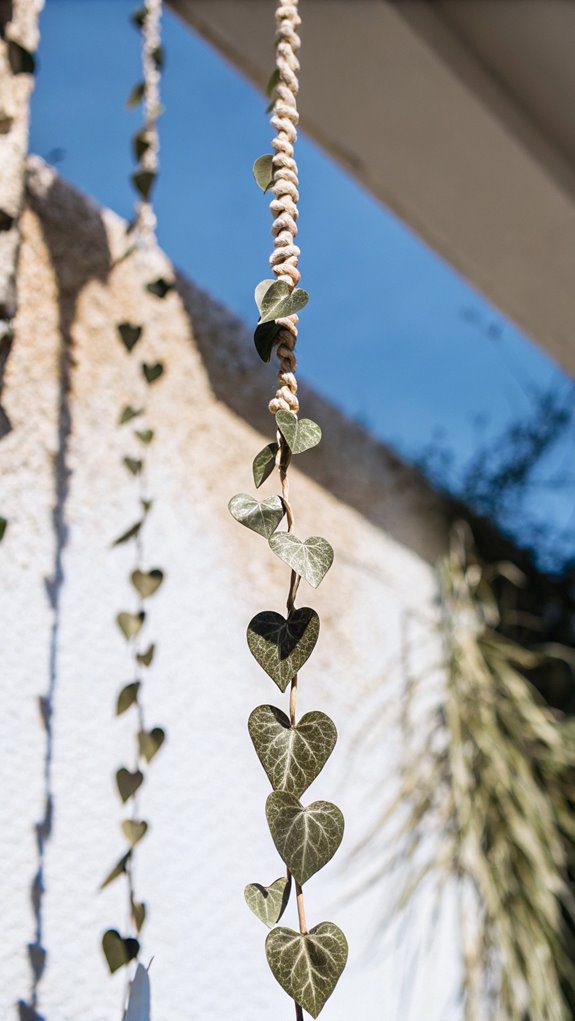 heart shaped trailing vine