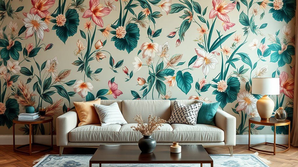 living room wallpaper inspiration