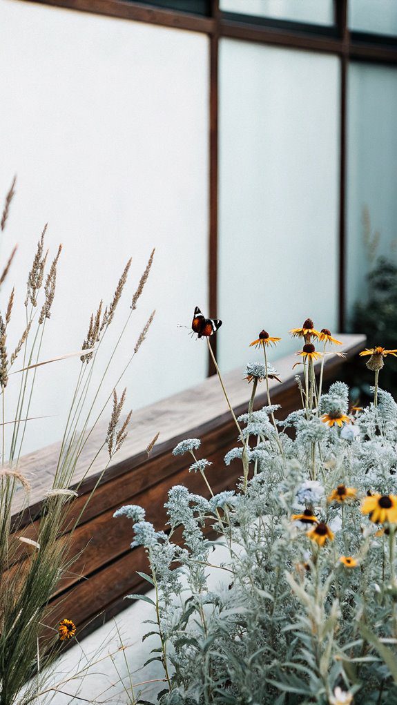 native flowers attract pollinators