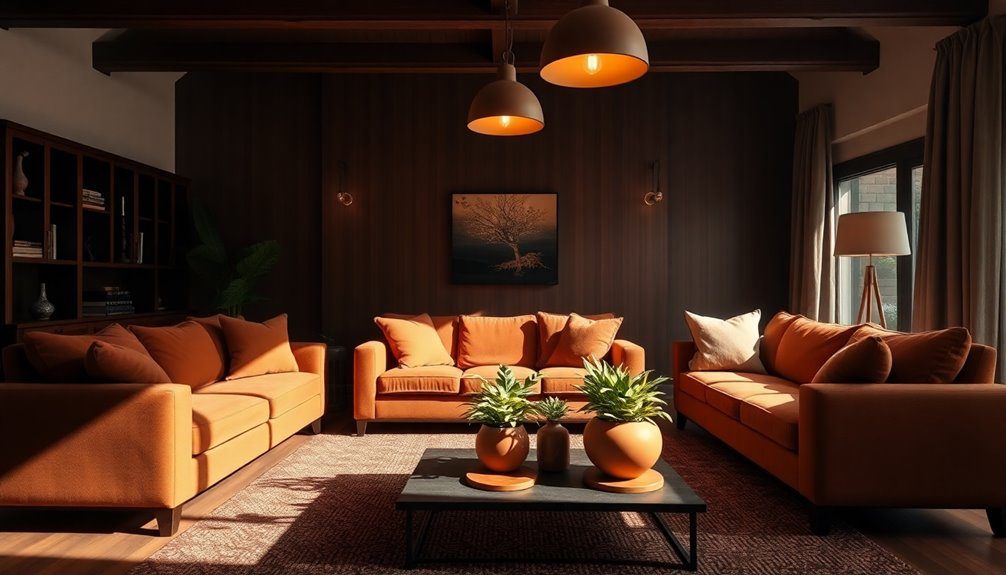select brown light fixtures