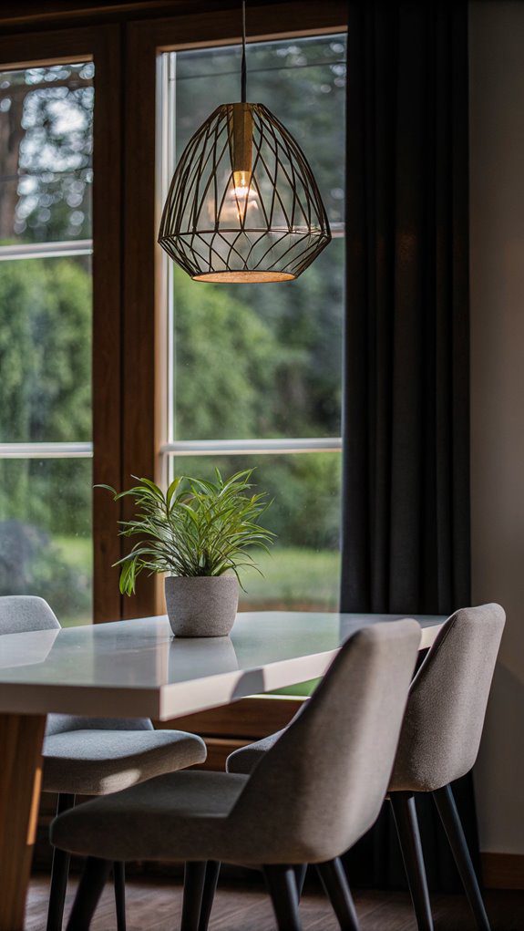 sleek simple cozy space