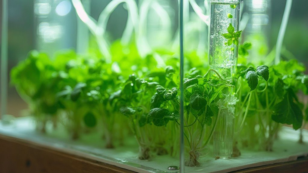 soil less indoor plant cultivation