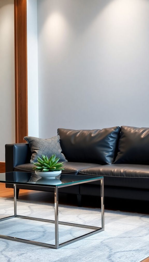 stylish leather seating option