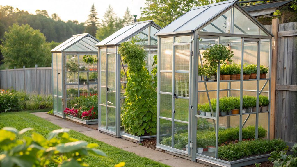 vertical gardening in greenhouse