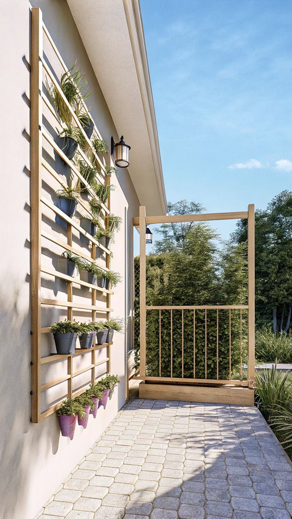 vertical gardening techniques implemented