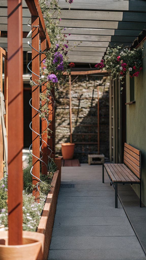 vertical gardening with vines