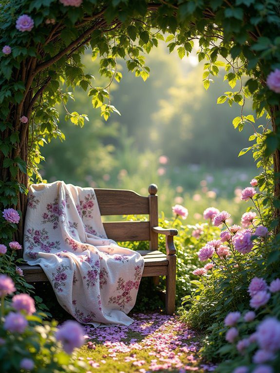 charming floral retreat space