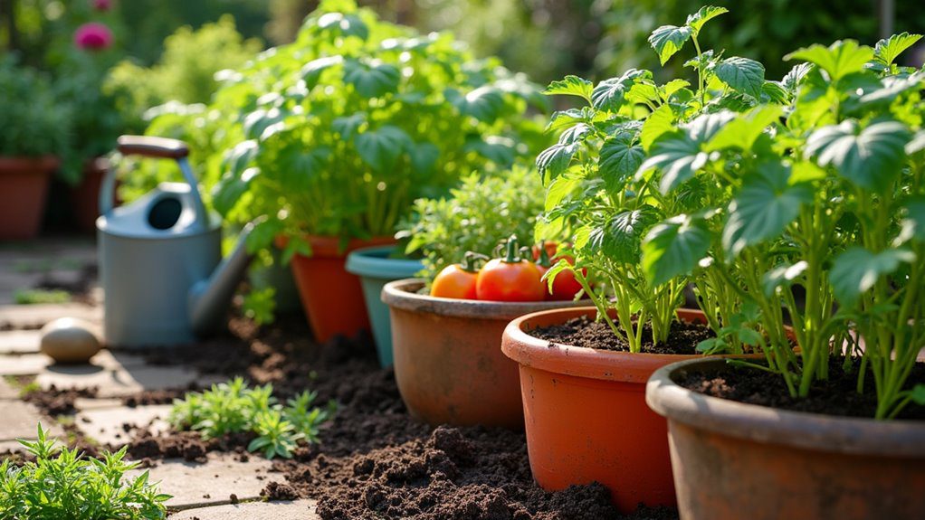 choosing ideal container soil