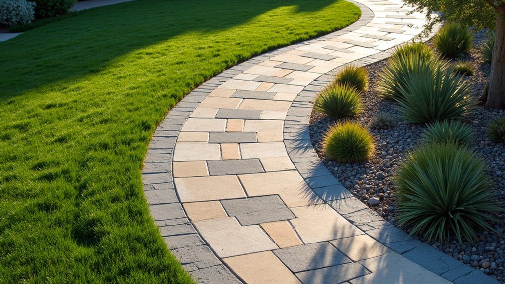 contemporary paving design styles