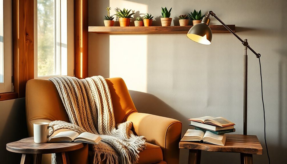 cozy corner for reading