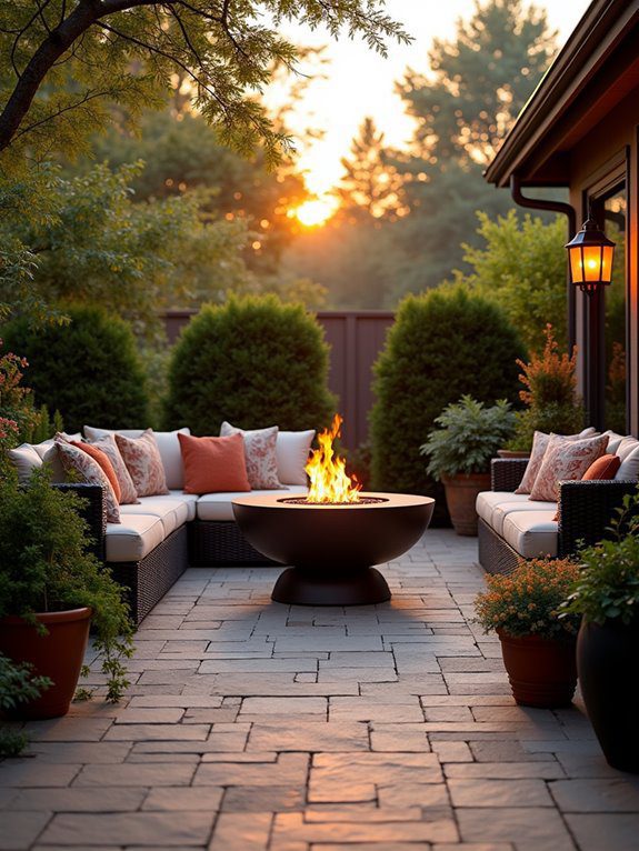 cozy evenings by fire
