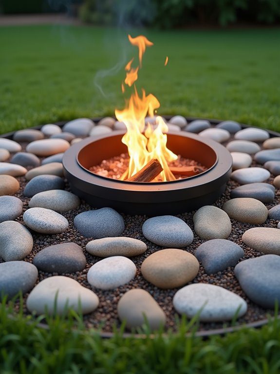 cozy outdoor fire setups