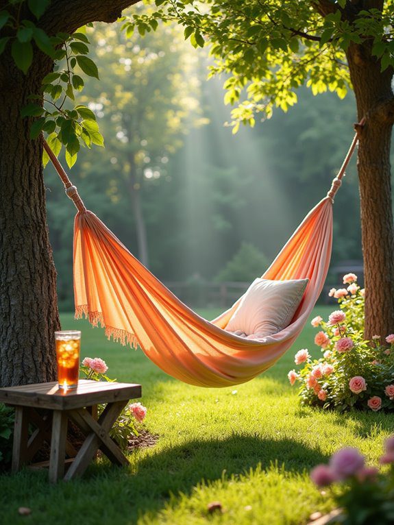 cozy outdoor relaxation space