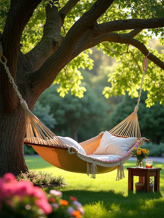 cozy outdoor relaxation spot