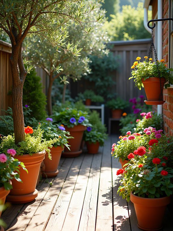 decorate with greenery blooms