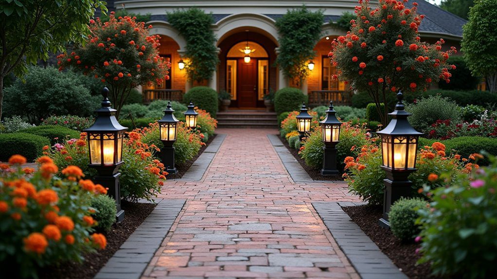 elegant brick and stone