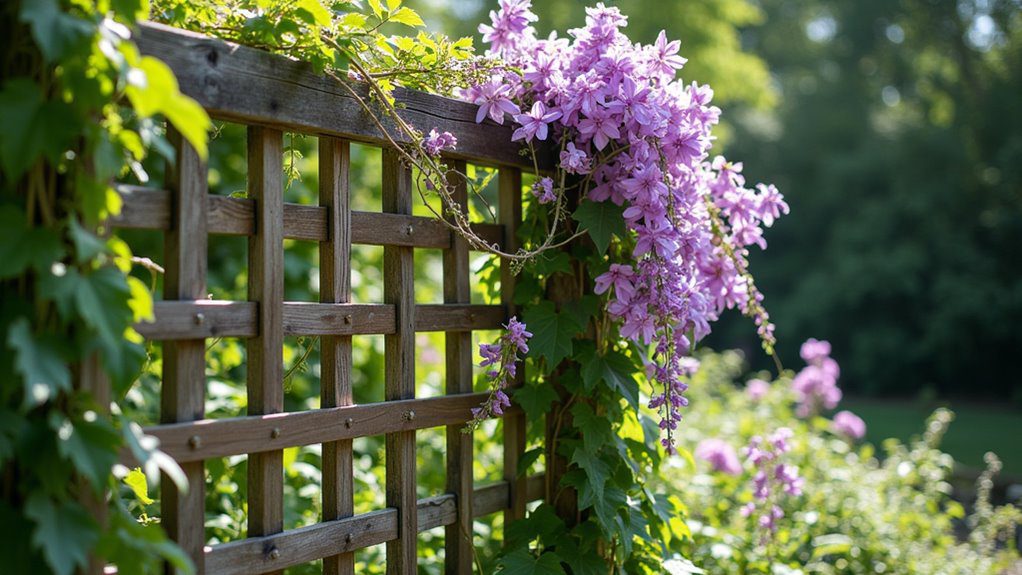 elegant garden support structures