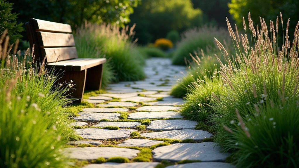 elegant outdoor stone pathways