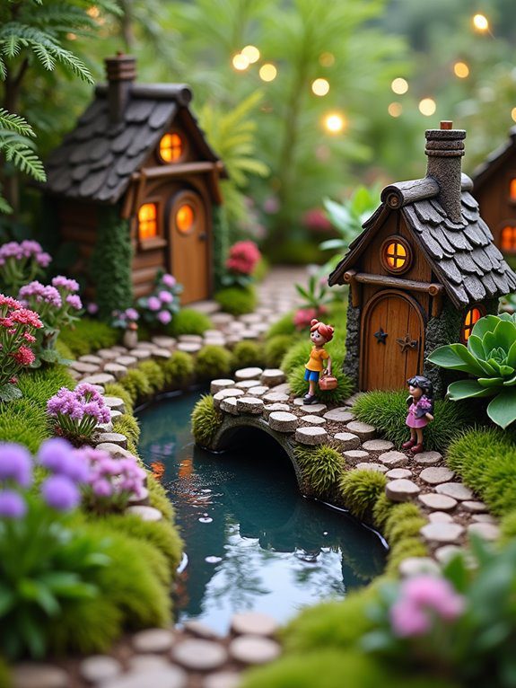 enchanted miniature nature scene