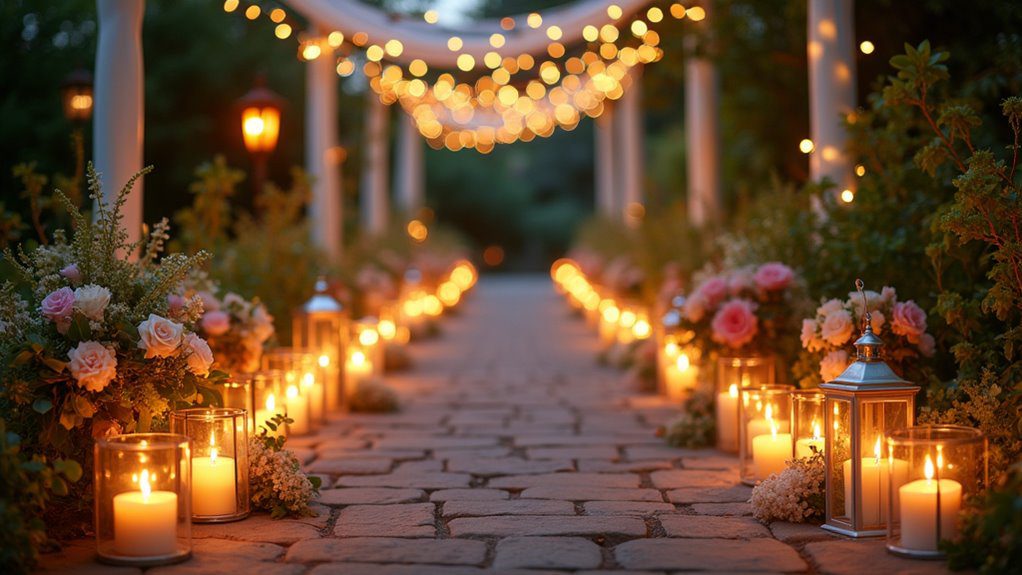 enchanting candlelit ambiance