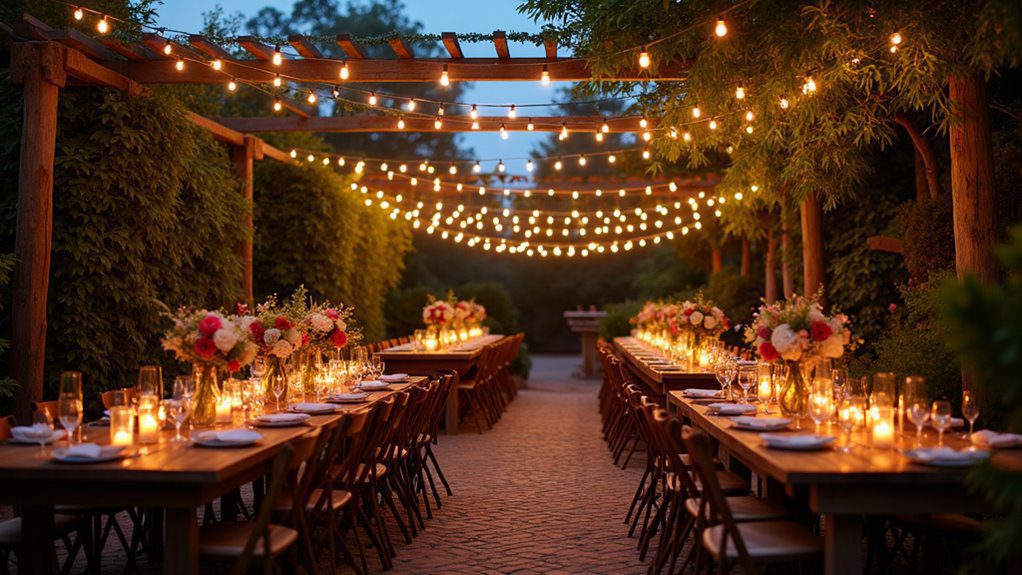 enchanting outdoor lighting experience