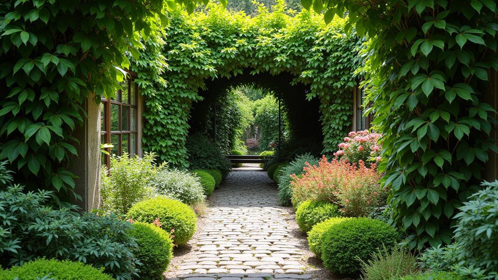 evergreen plants provide year round interest