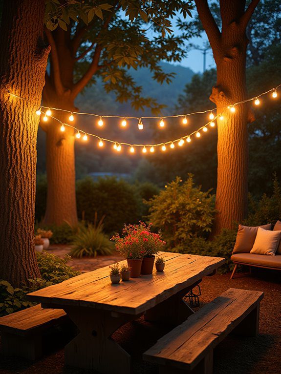 illuminate with string lights