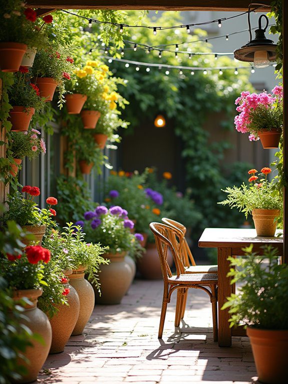 lush look with plants