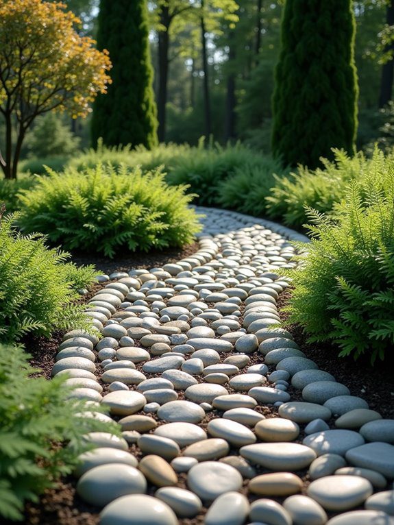 natural boundary plantings options