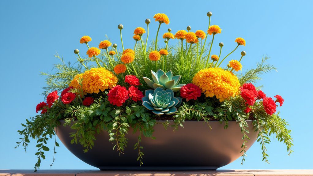 optimal plants for containers